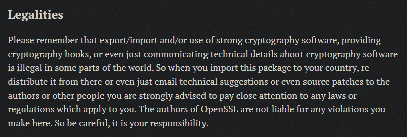 OpenSSL 官方文档